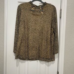 Nine West Leopard Print Women's Top